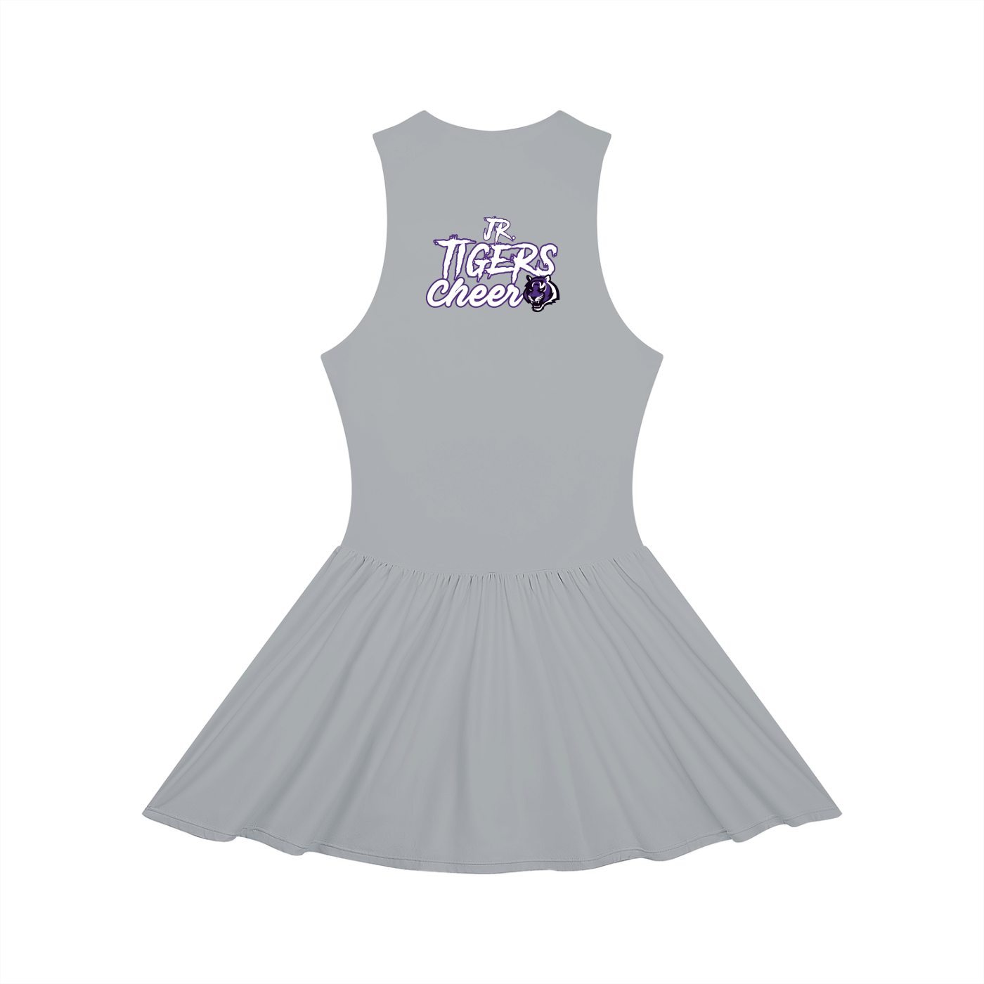 Women’s Ruched Sleeveless Full-Zip Dress