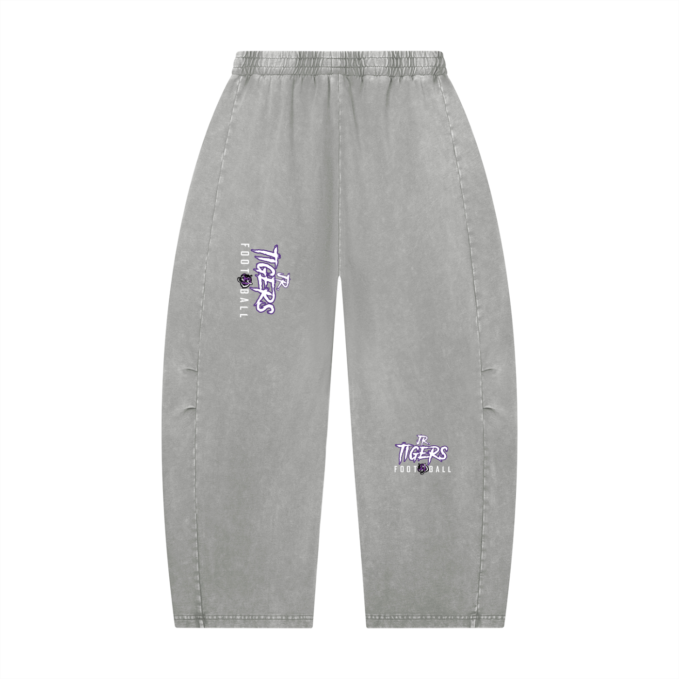 Unisex Mineral Wash Barrel Leg Pants