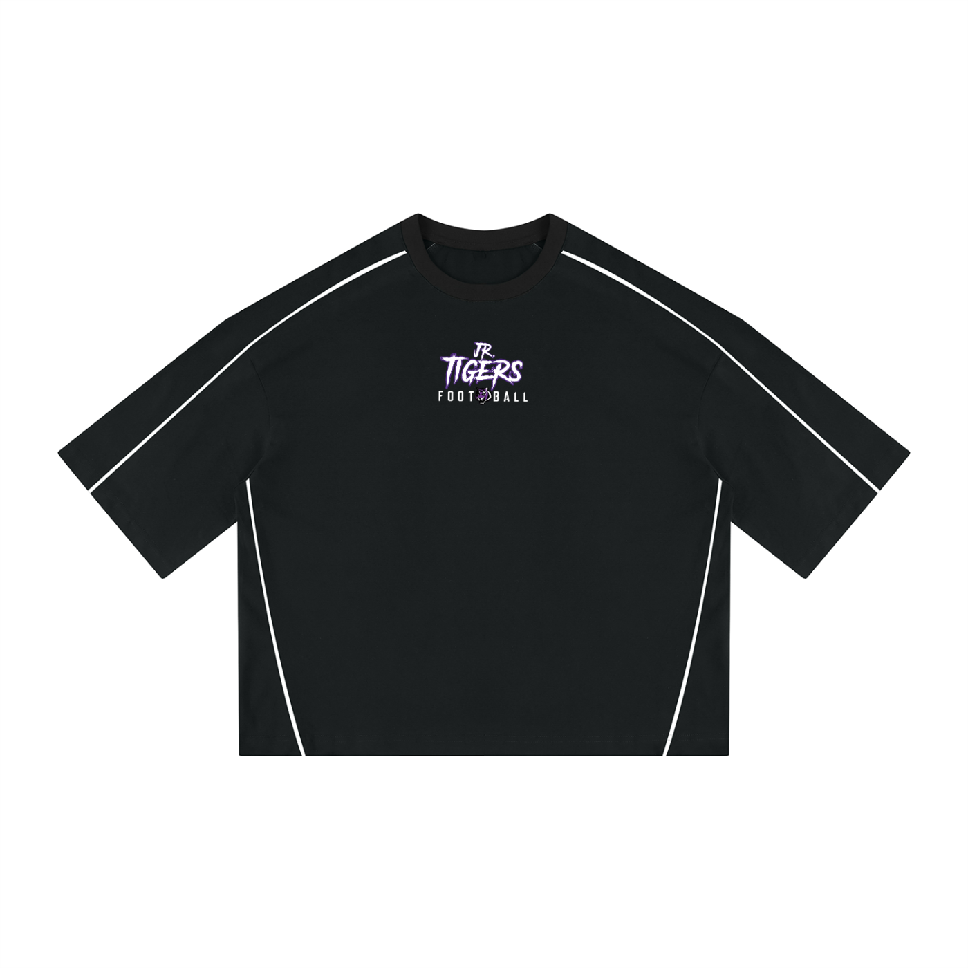 Unisex Heavyweight Boxy Piping T-Shirt