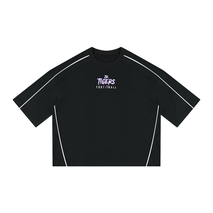 Unisex Heavyweight Boxy Piping T-Shirt