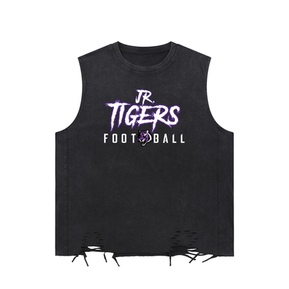 Snow Washed Raw-Hem Tank Top