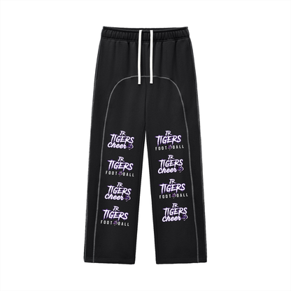 Contrast-Stitched Fleece Sweatpants