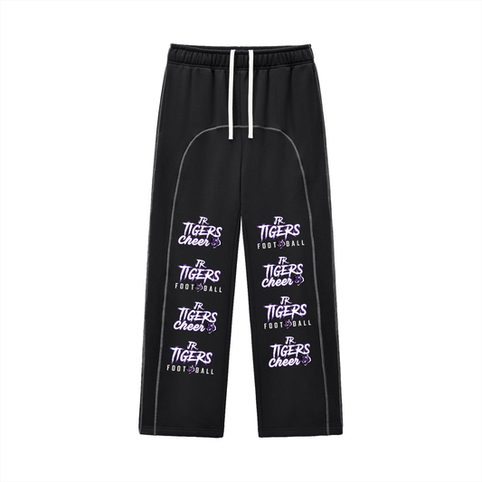 Contrast-Stitched Fleece Sweatpants